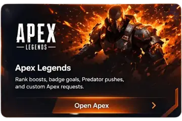 Apex Legends boosting service selection card